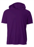 A4 Men's Short Sleeve Hooded Tee Mens Apparel Shirts & Tops