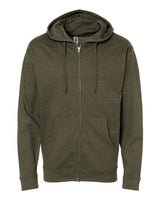 Independent Trading Co. Men's Midweight Full-Zip Hooded Sweatshirt Mens Apparel Jackets & Vests