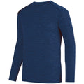 Augusta Men's Shadow Tonal Heather Long Sleeve Tee