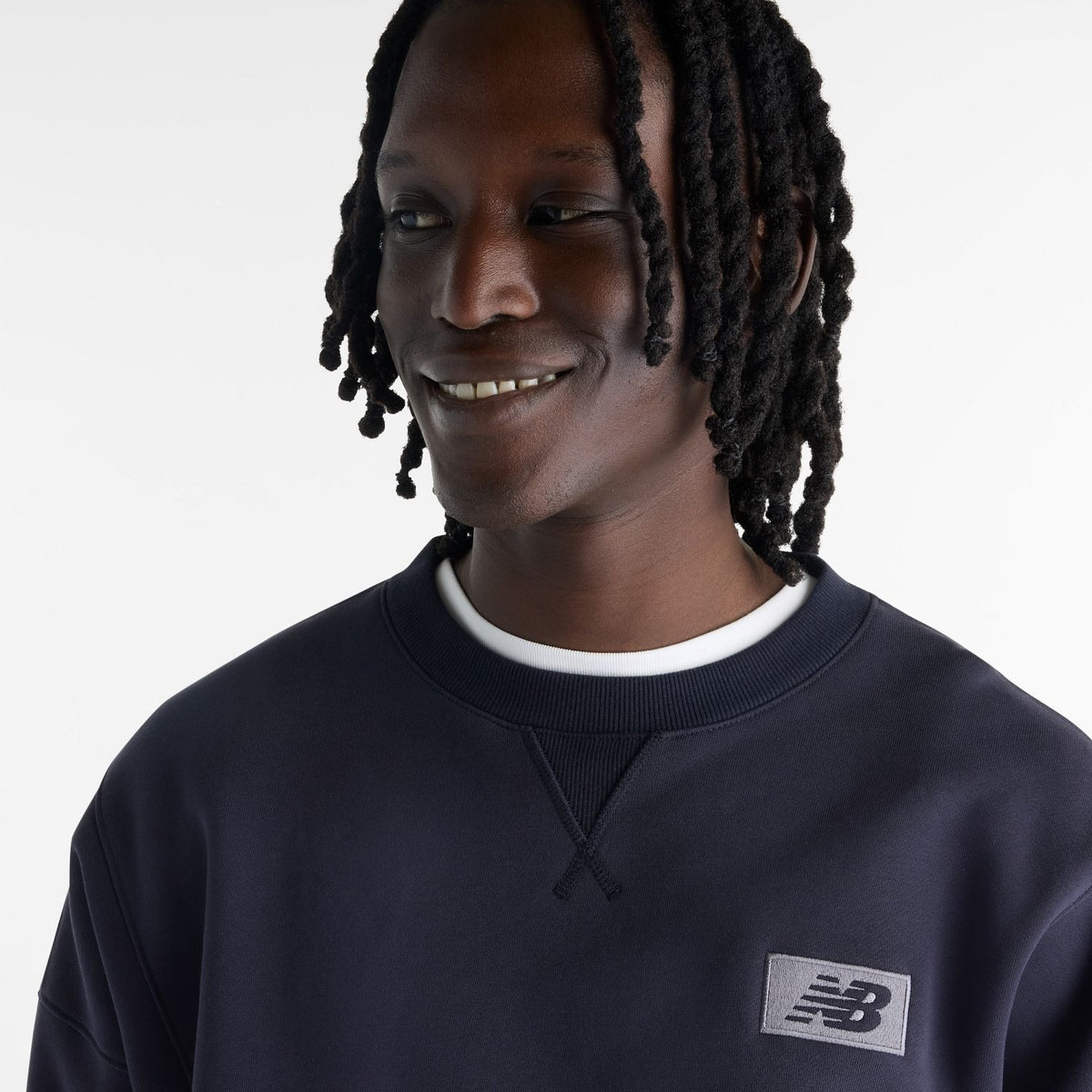 New Balance Men's Athletics Crafted Fleece Crew-3
