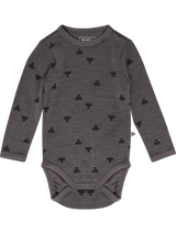 Hummel Infant and Toddler Mini Wool Long Sleeve Bodysuit 229428-1