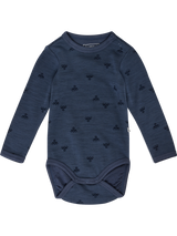 Hummel Infant and Toddler Mini Wool Long Sleeve Bodysuit 229428-1