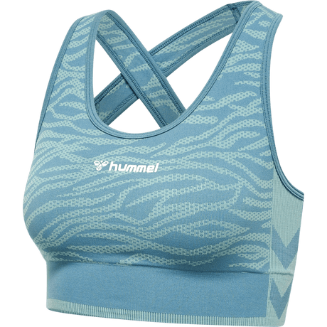 Hummel Women's Mt Saga Seamless Sports Bra Top 215715-1