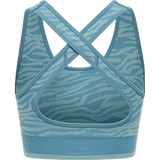 Hummel Women's Mt Saga Seamless Sports Bra Top 215715-2