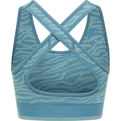 Hummel Women's Mt Saga Seamless Sports Bra Top 215715-2