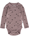 Hummel Infant and Toddler Mini Wool Long Sleeve Bodysuit 229428-1