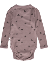 Hummel Infant and Toddler Mini Wool Long Sleeve Bodysuit 229428-2