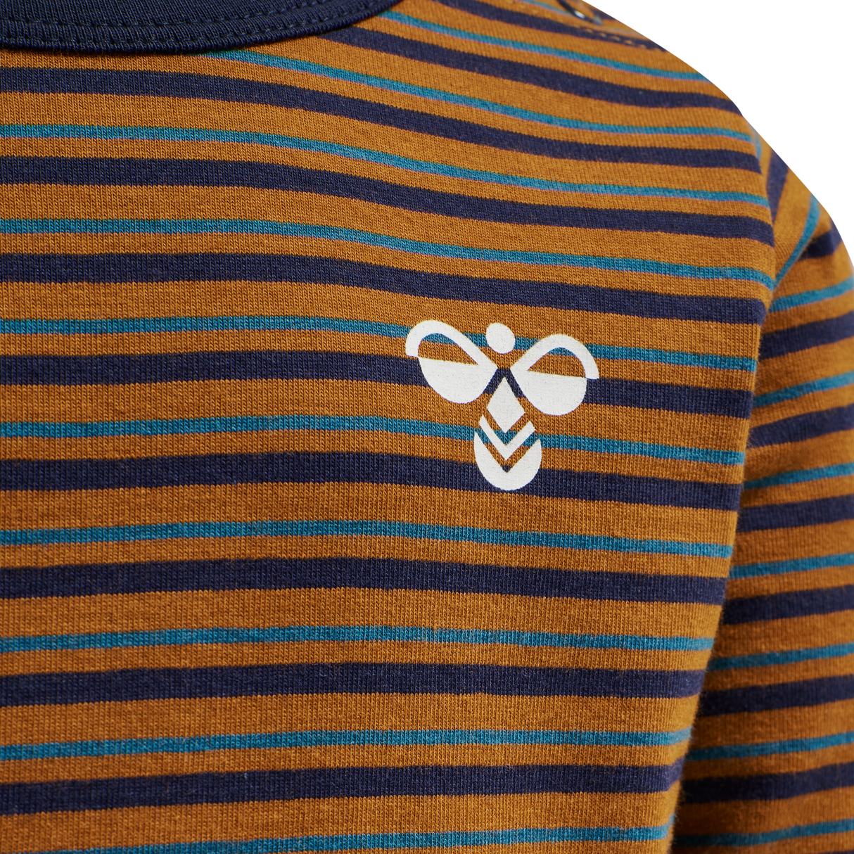 Hummel Infant and Toddler Silver Stripe Long Sleeve T-Shirt 212687-3