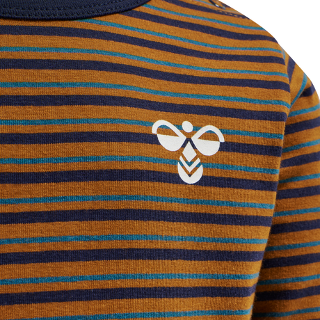 Hummel Infant and Toddler Silver Stripe Long Sleeve T-Shirt 212687-3