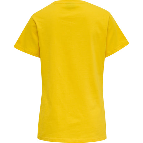 Hummel Women's Red Heavy Short Sleeve T-Shirt 215124-2