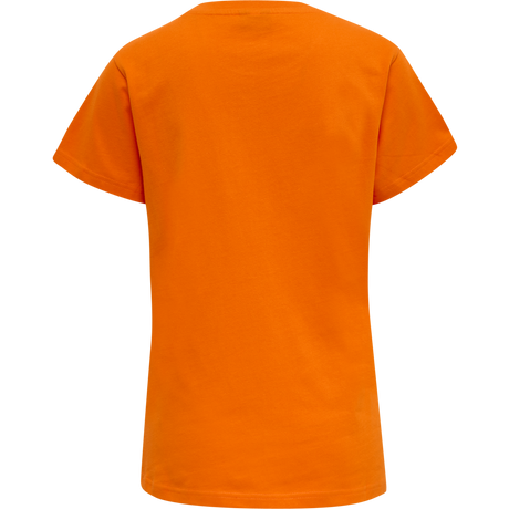 Hummel Women's Red Heavy Short Sleeve T-Shirt 215124-2