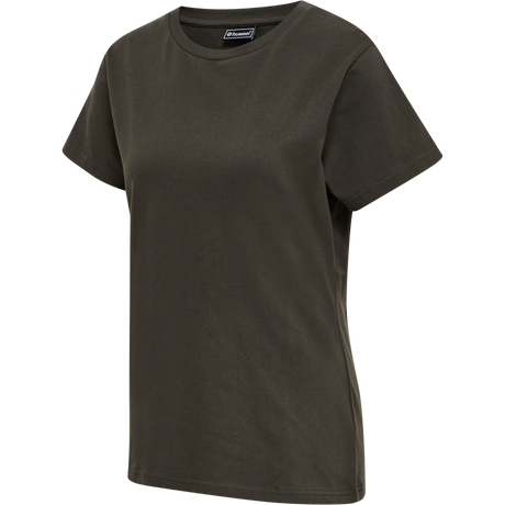 Hummel Women's Red Heavy Short Sleeve T-Shirt 215124-1