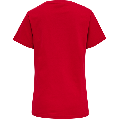 Hummel Women's Red Heavy Short Sleeve T-Shirt 215124-2
