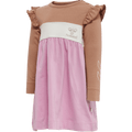 Hummel Infant and Toddler Girl's Jamila Long Sleeve Dress 214062-1