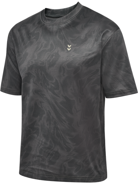 Hummel Men's Hiit All Over Print Loose Short Sleeve T-Shirt 230129-1