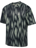 Hummel Men's Hiit All Over Print Loose Short Sleeve T-Shirt 230129-1