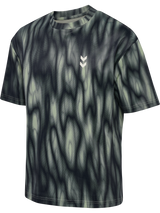 Hummel Men's Hiit All Over Print Loose Short Sleeve T-Shirt 230129-1