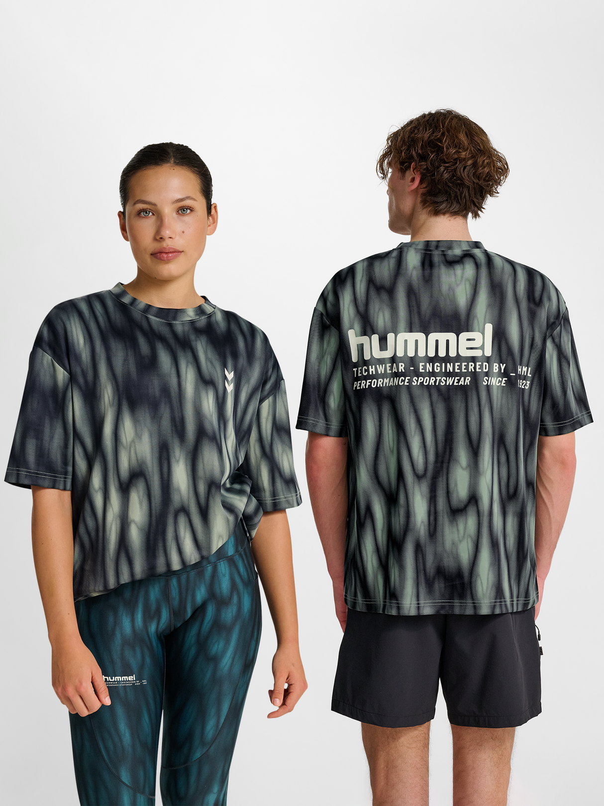 Hummel Men's Hiit All Over Print Loose Short Sleeve T-Shirt 230129-5