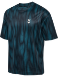 Hummel Men's Hiit All Over Print Loose Short Sleeve T-Shirt 230129-1