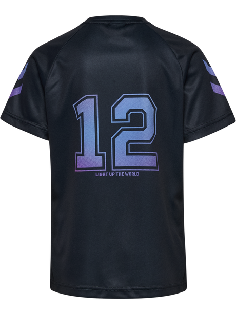 Hummel Youth Shimmer Short Sleeve Jersey T-Shirt 228564-2