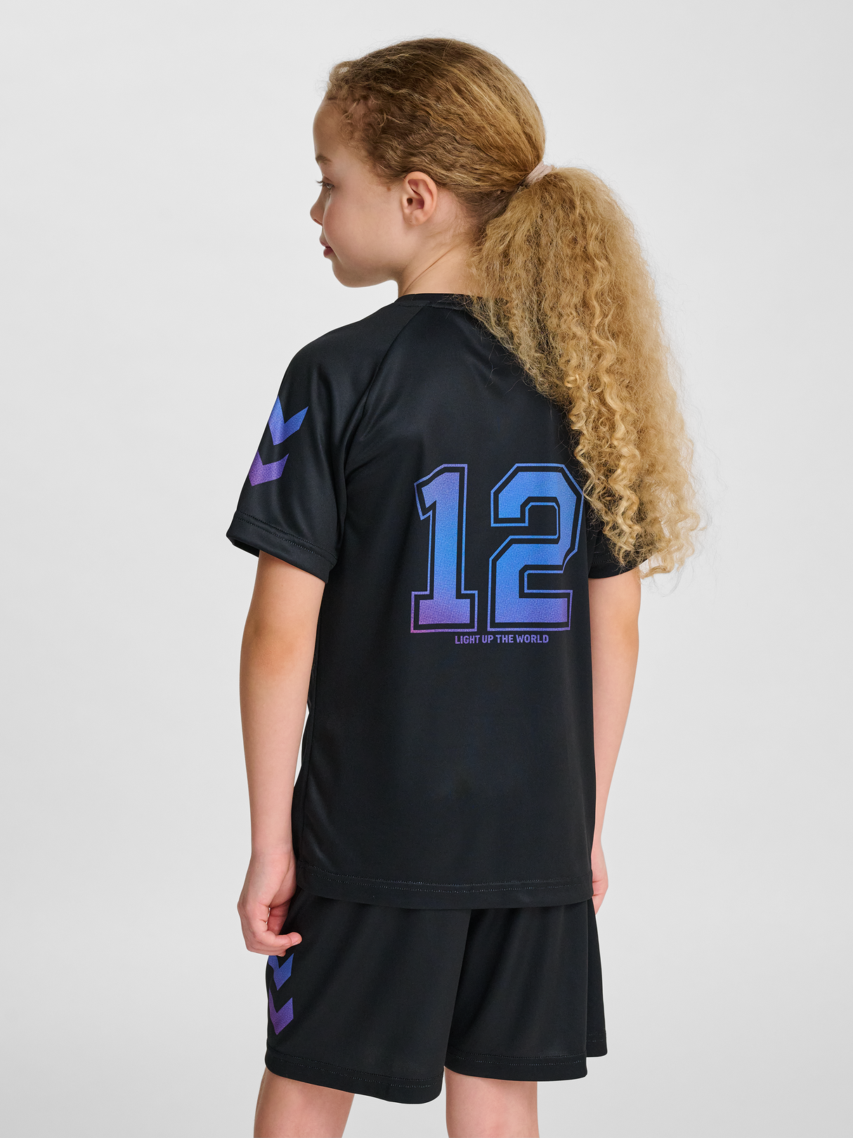 Hummel Youth Shimmer Short Sleeve Jersey T-Shirt 228564-5
