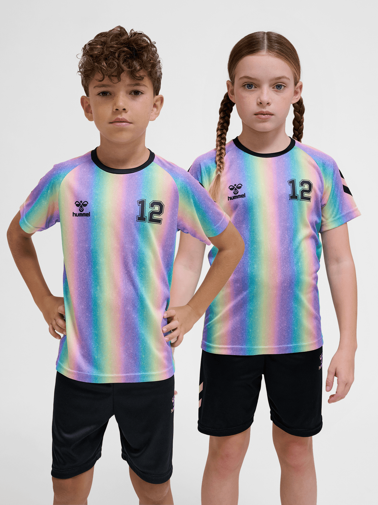 Hummel Youth Shimmer Short Sleeve Jersey T-Shirt 228564-5