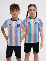 Hummel Youth Shimmer Short Sleeve Jersey T-Shirt 228564-5