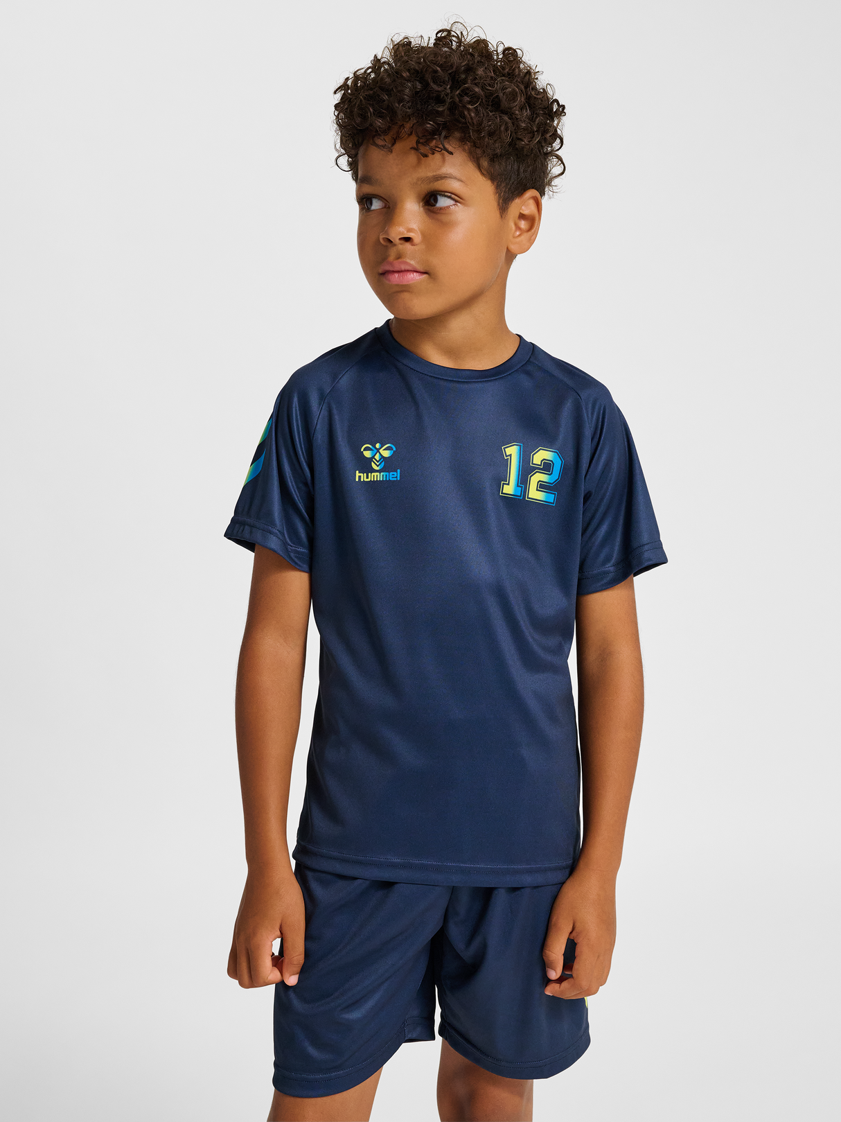 Hummel Youth Shimmer Short Sleeve Jersey T-Shirt 228564-5