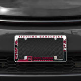 Rico Industries NCAA South Carolina Gamecocks Primary 12" x 6" Chrome License Plate Frame-1