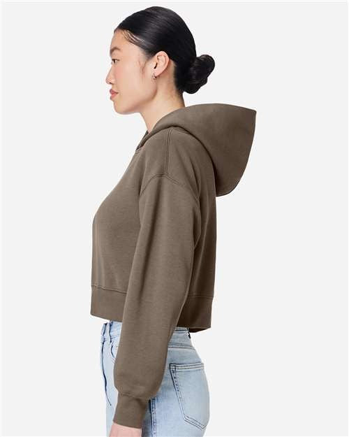Lane Seven Women's Relaxed Cropped Hoodie Sweatshirt-4