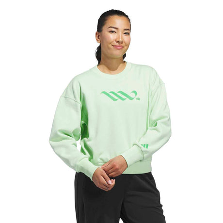 adidas Women's LOVB City Graphics Pullover Crew-3