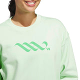 adidas Women's LOVB City Graphics Pullover Crew-6