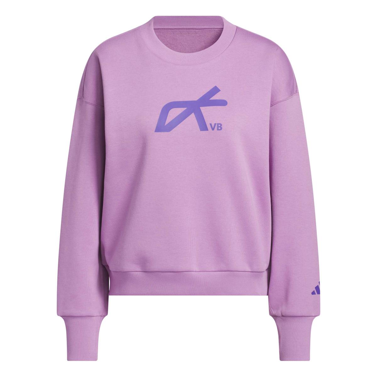 adidas Women's LOVB City Graphics Pullover Crew-1