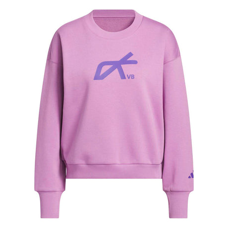 adidas Women's LOVB City Graphics Pullover Crew-1