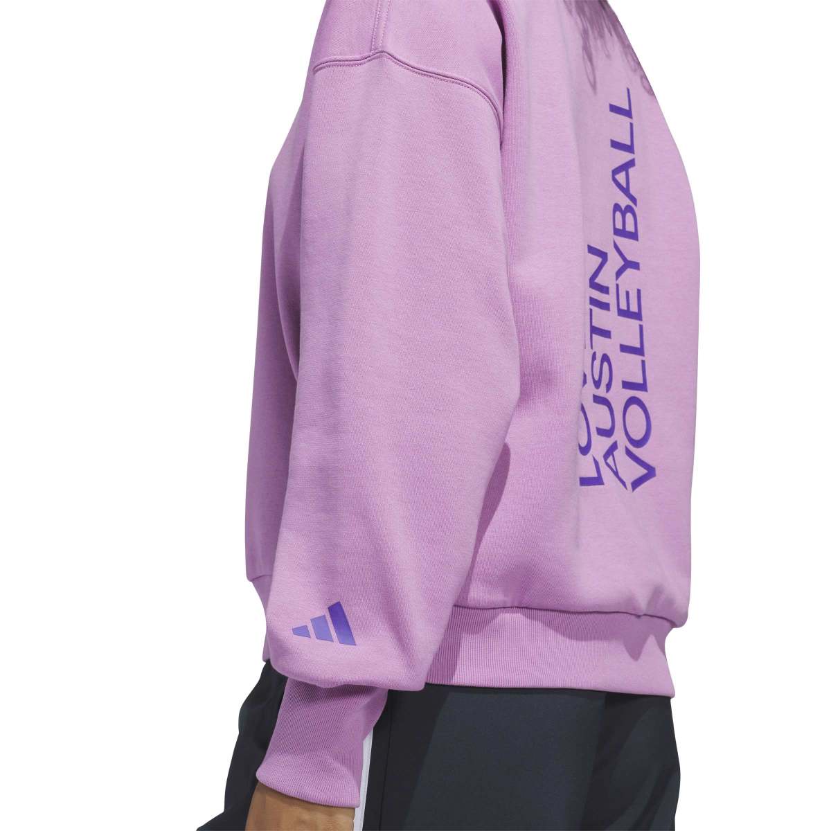 adidas Women's LOVB City Graphics Pullover Crew-7