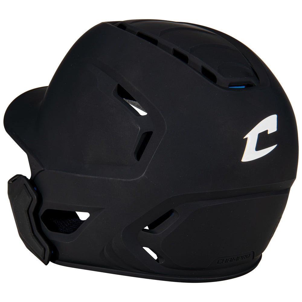 Champro HXE Matte Baseball Helmet with Jaw Guard-2