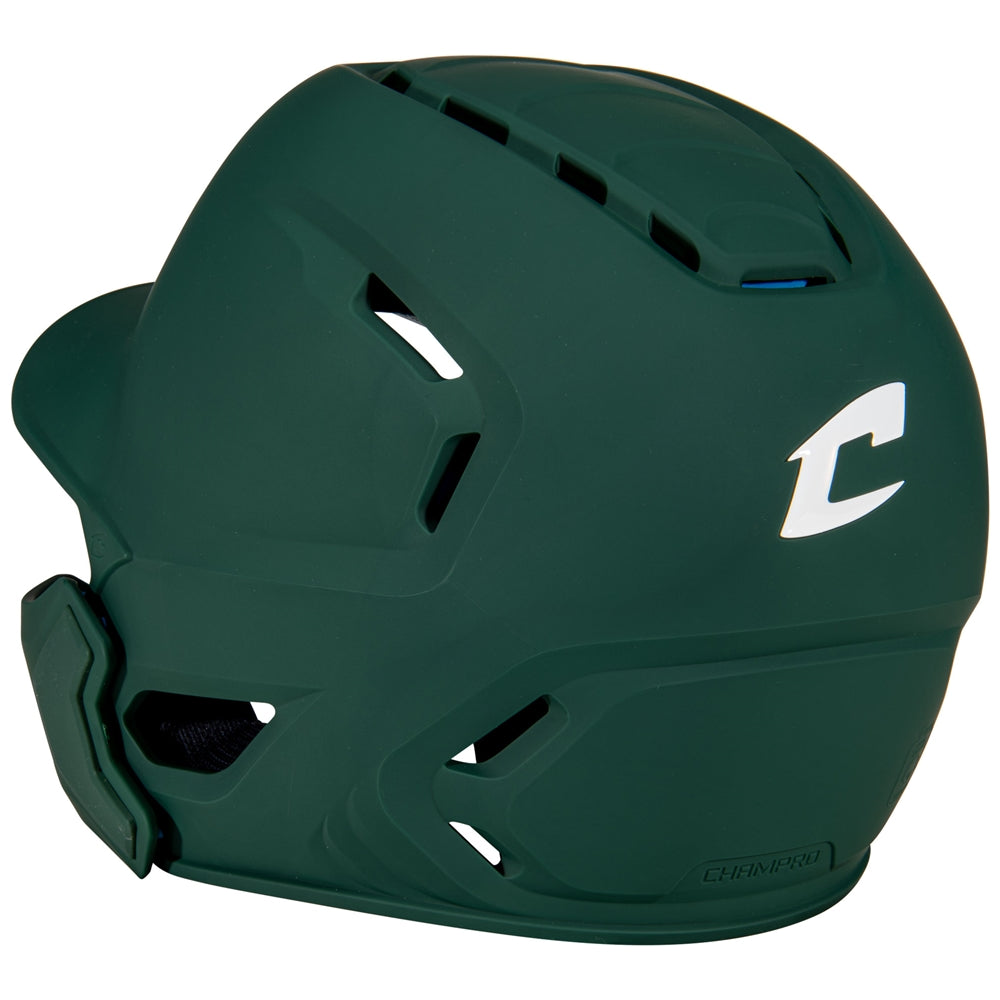 Champro HXE Matte Baseball Helmet with Jaw Guard-2