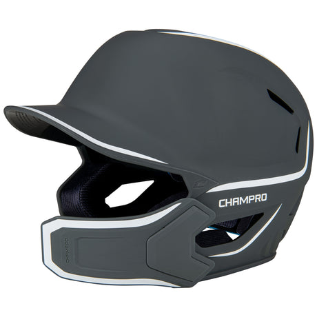Champro HXE Matte Baseball Batting Helmet with Jaw Guard-1