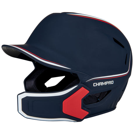 Champro HXE Matte Baseball Batting Helmet with Jaw Guard-1