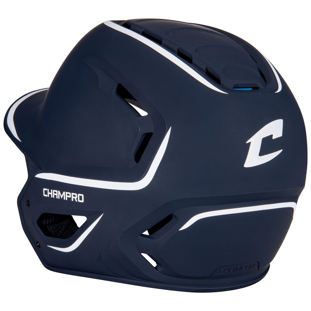 Champro HXE Two-Tone Matte Baseball Batting Helmet-2