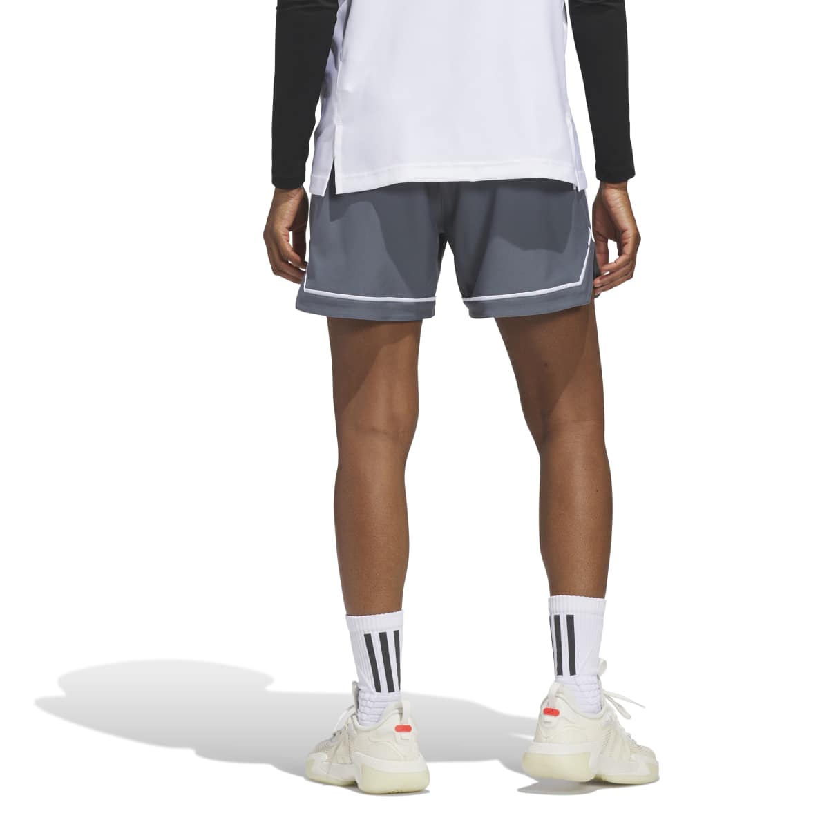 adidas Women's Game Elite Basketball Shorts-4