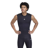 adidas Men's Techfit Sleeveless Tee (Tall)-4