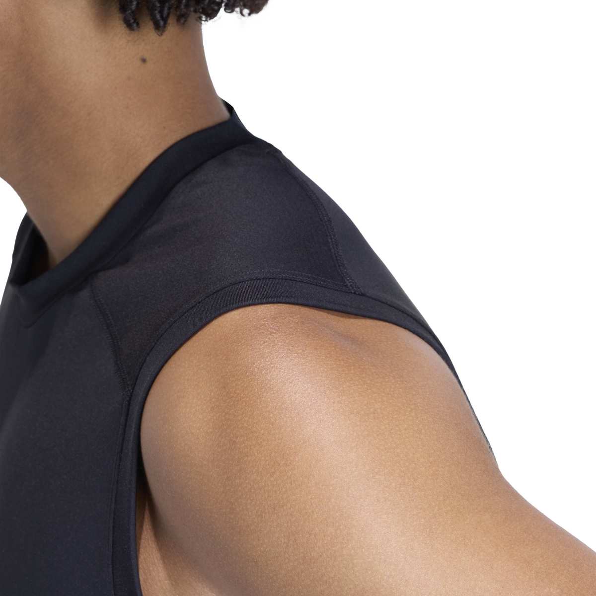 adidas Men's Techfit Sleeveless Tee (Tall)-8