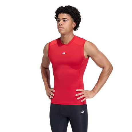 adidas Men's Techfit Sleeveless Tee (Tall)-4