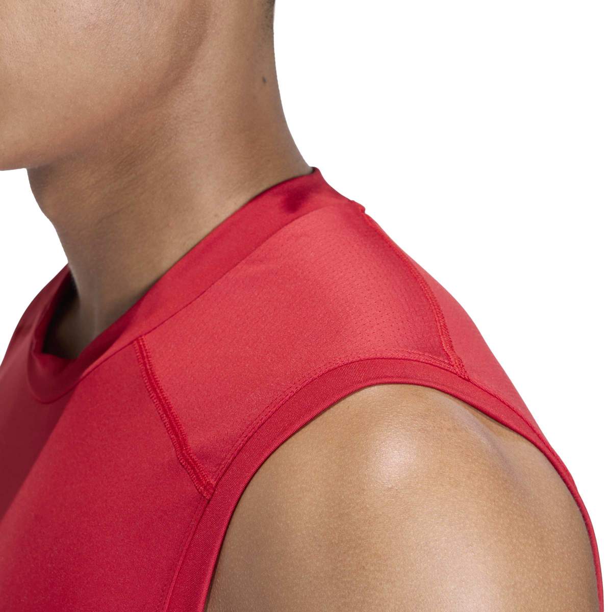 adidas Men's Techfit Sleeveless Tee (Tall)-8