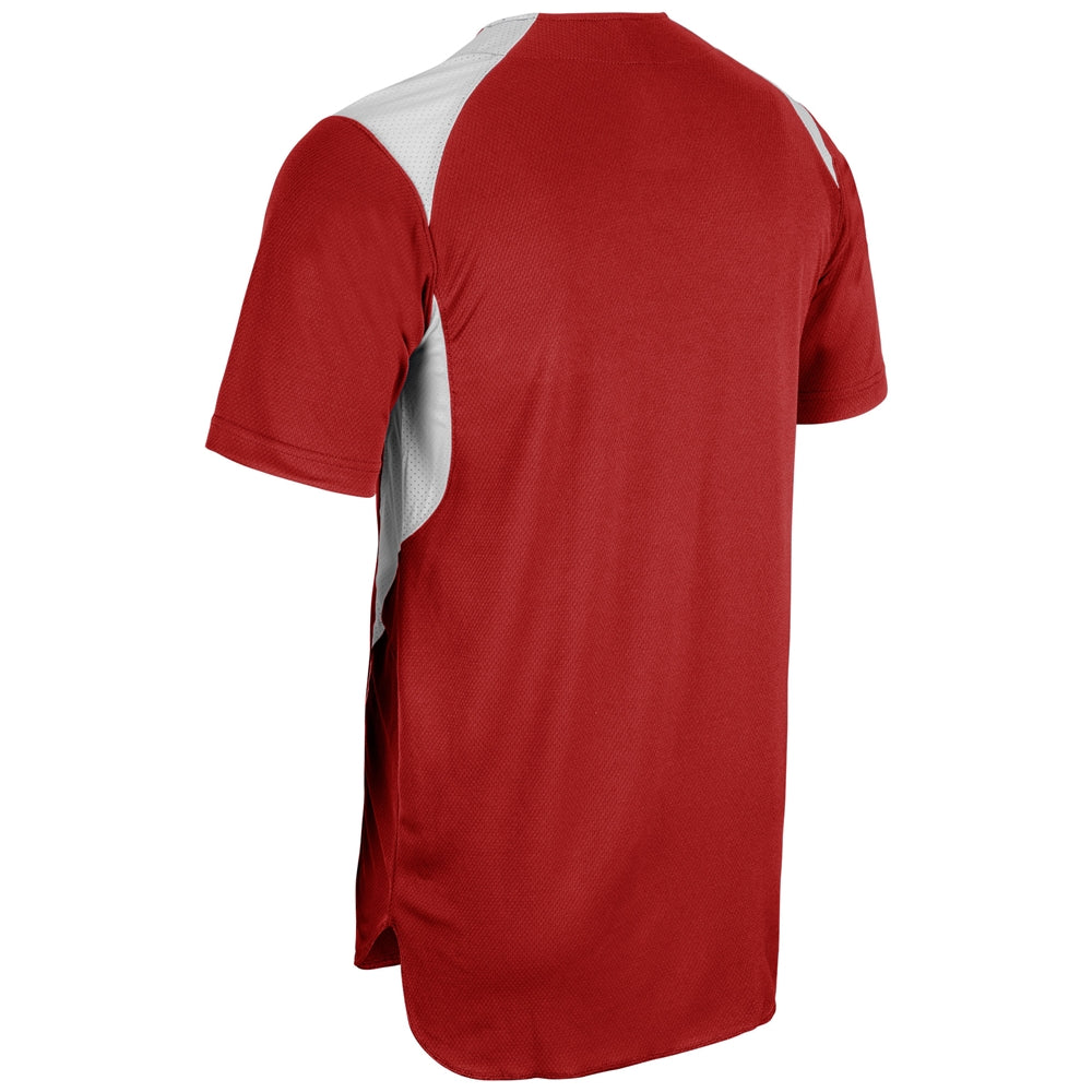 Champro Men's Bull Pen Full Button Baseball Jersey-2
