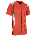 Champro Men's Bull Pen Full Button Baseball Jersey-1