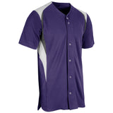 Champro Men's Bull Pen Full Button Baseball Jersey-1