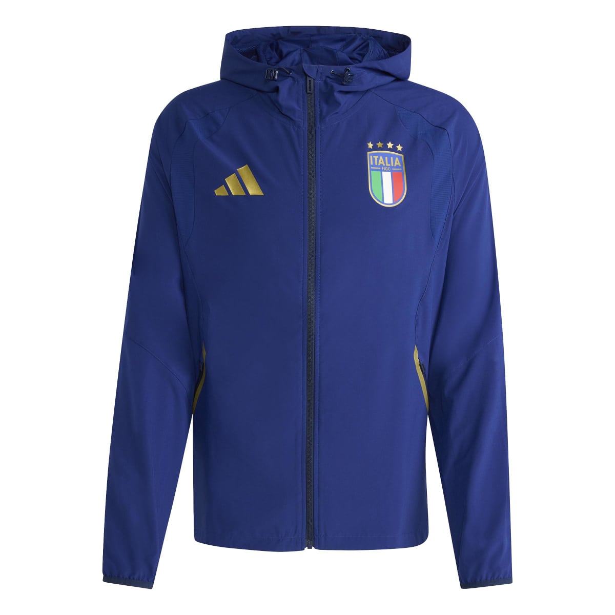 adidas Men's Italy Tiro Travel Full Zip Windbreaker-1