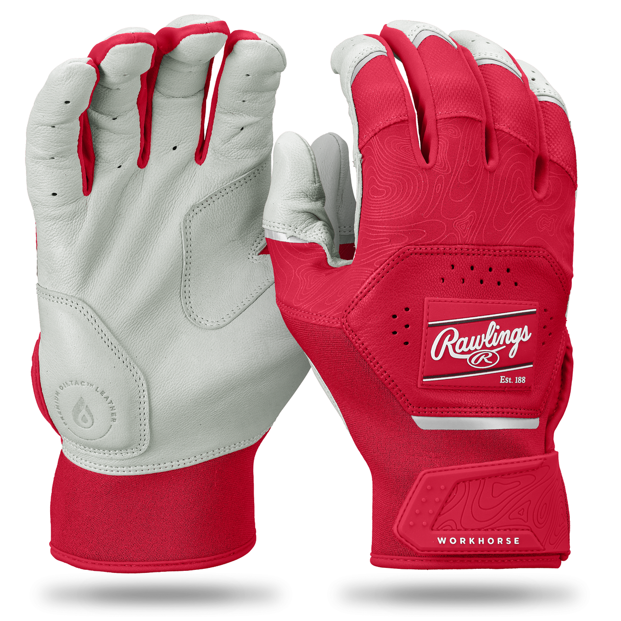 Rawlings Workhorse Youth Baseball Batting Gloves-1